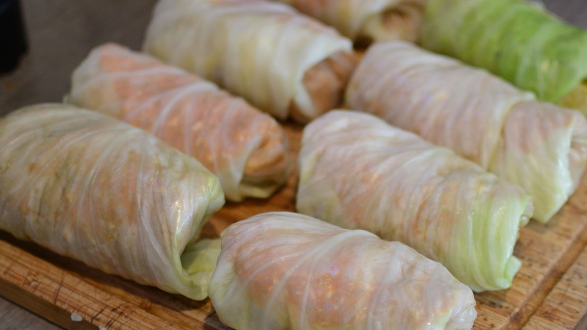 Gołąbki podaję z pysznym farszem