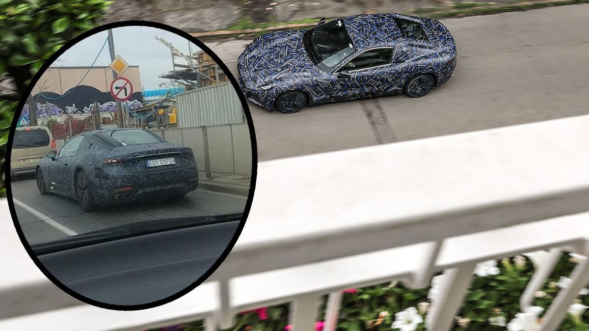 Zamaskowane Maserati GranTurismo na ulicach Krakowa