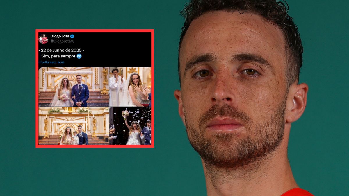 Diogo Jota kilkanaście dni przed śmiercią wziął ślub