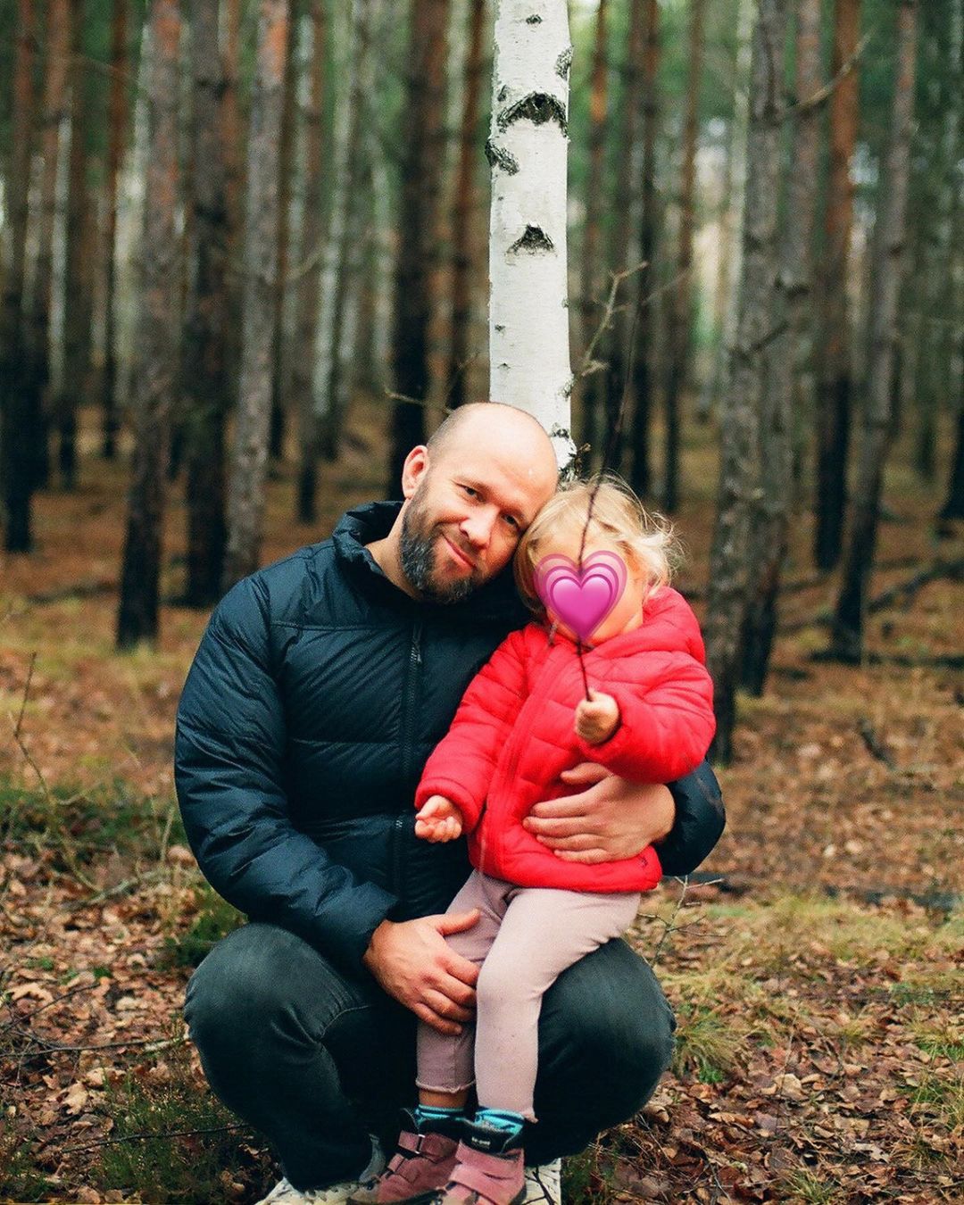 Grzegorz Sobieszek z córką, Heleną