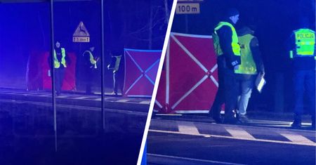 Policja szuka sprawcy. Śmiertelne potrącenie na drodze krajowej