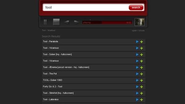 Darmowa muzyka online bazująca na YouTubie 1