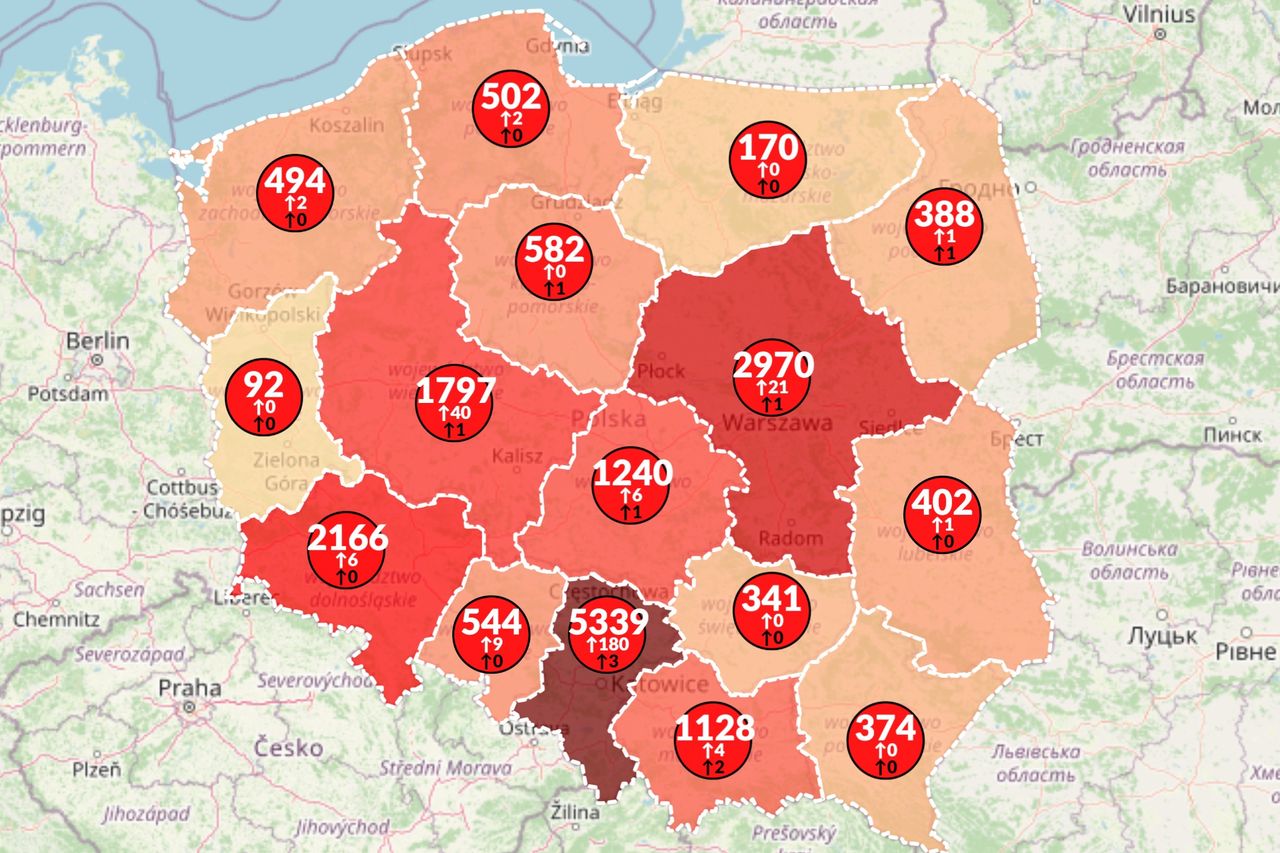 Koronawirus w Polsce zbiera kolejne żniwa. Zmarło 10 kolejnych osób [Mapa 17.05.20]