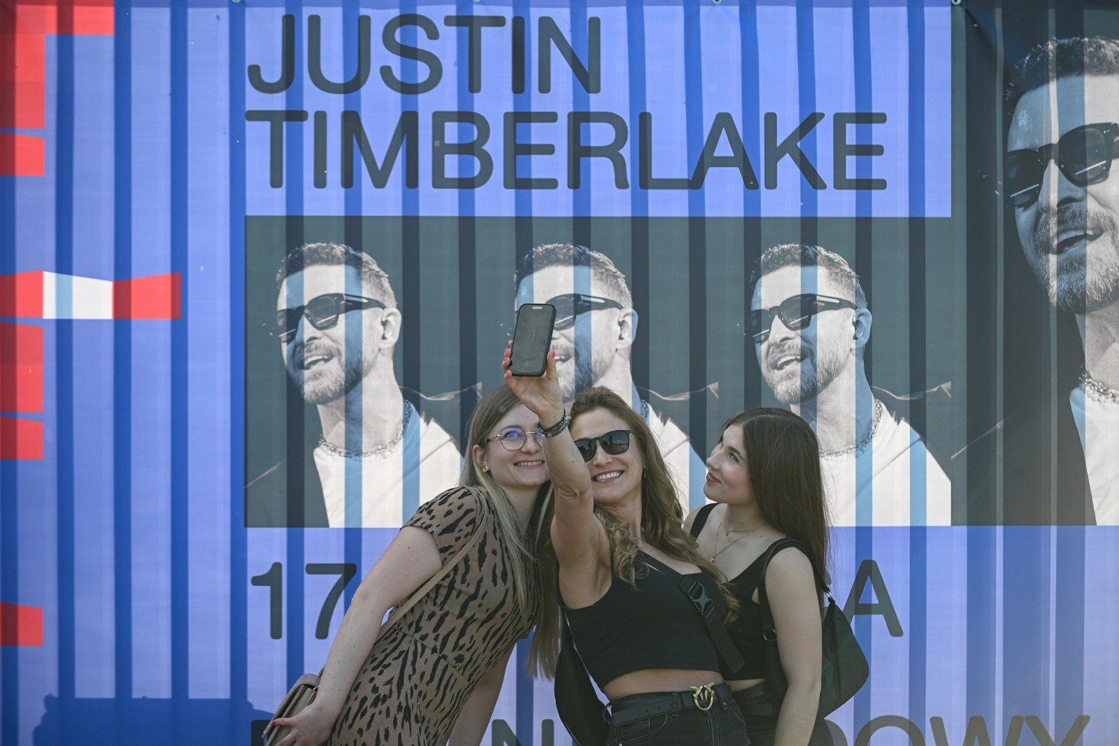 Fani przed koncertem Justina Timberlake&#39;a