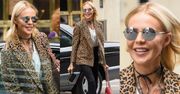 Wystylizowana Sablewska wysiada z mercedesa (ZDJĘCIA)