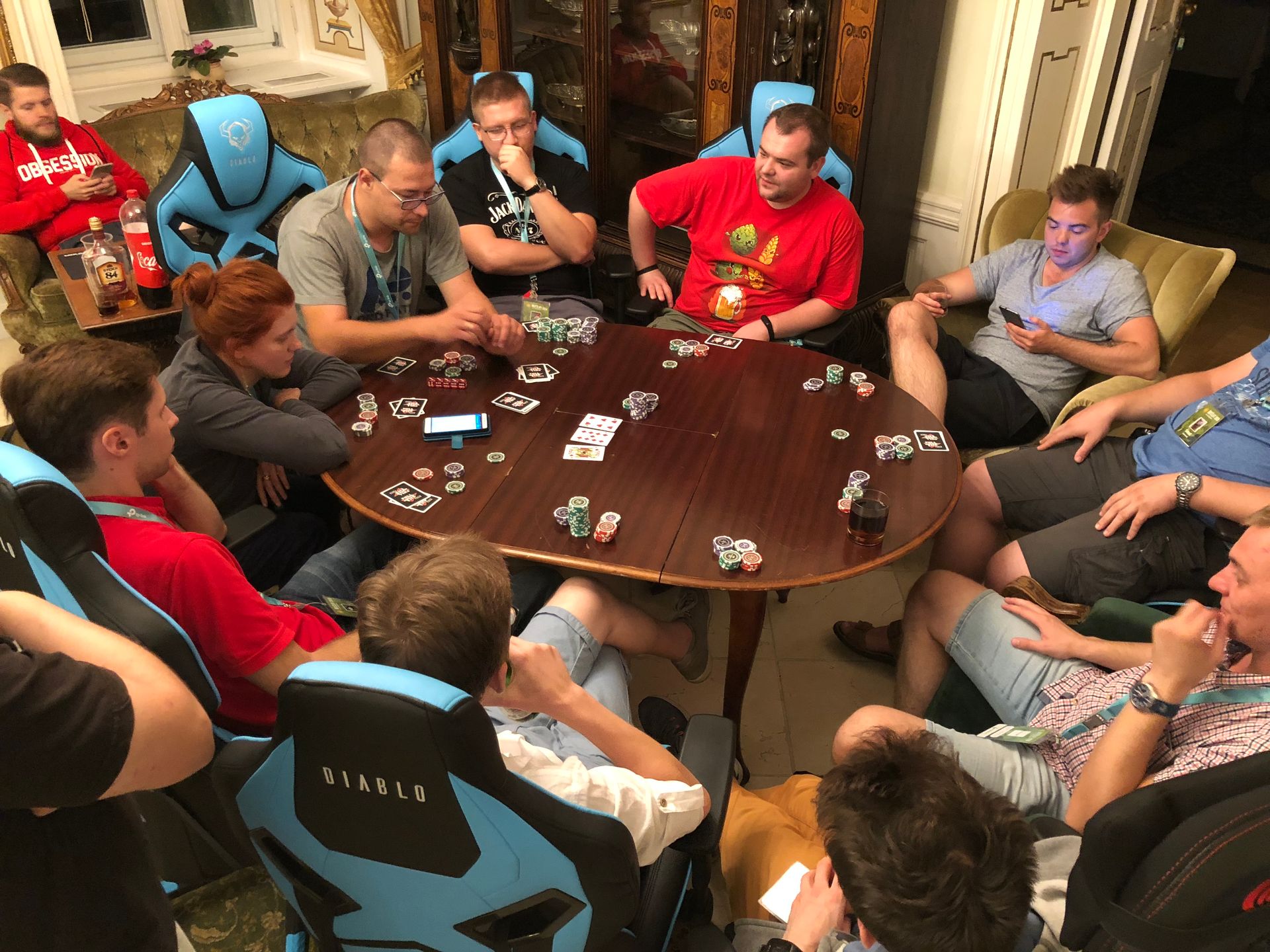 … i tradycyjnie przy pokerze