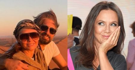 Kinga Rusin wynagradza sobie wspinaczkę na wydmy WINEM: "Warto było wnieść nasze ulubione Chardonnay" (FOTO)