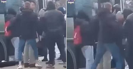 Zaatakował wsiadającego do autobusu 16-latka, nikt ze świadków nie zareagował. Nagranie trafiło do sieci
