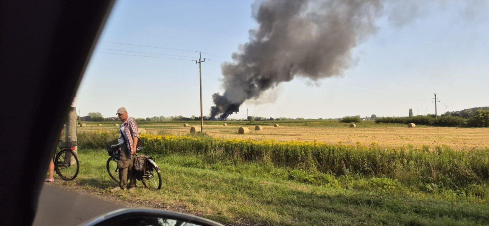 Pożar hali w Siarzewie