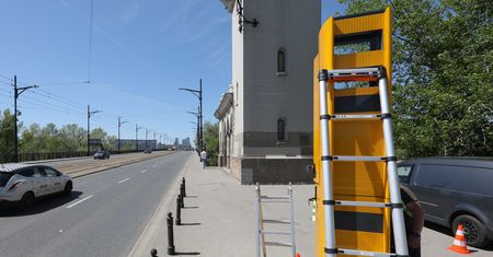 Warszawa. Trwa kontrola na moście Poniatowskiego. Przyjrzą się fotoradarom