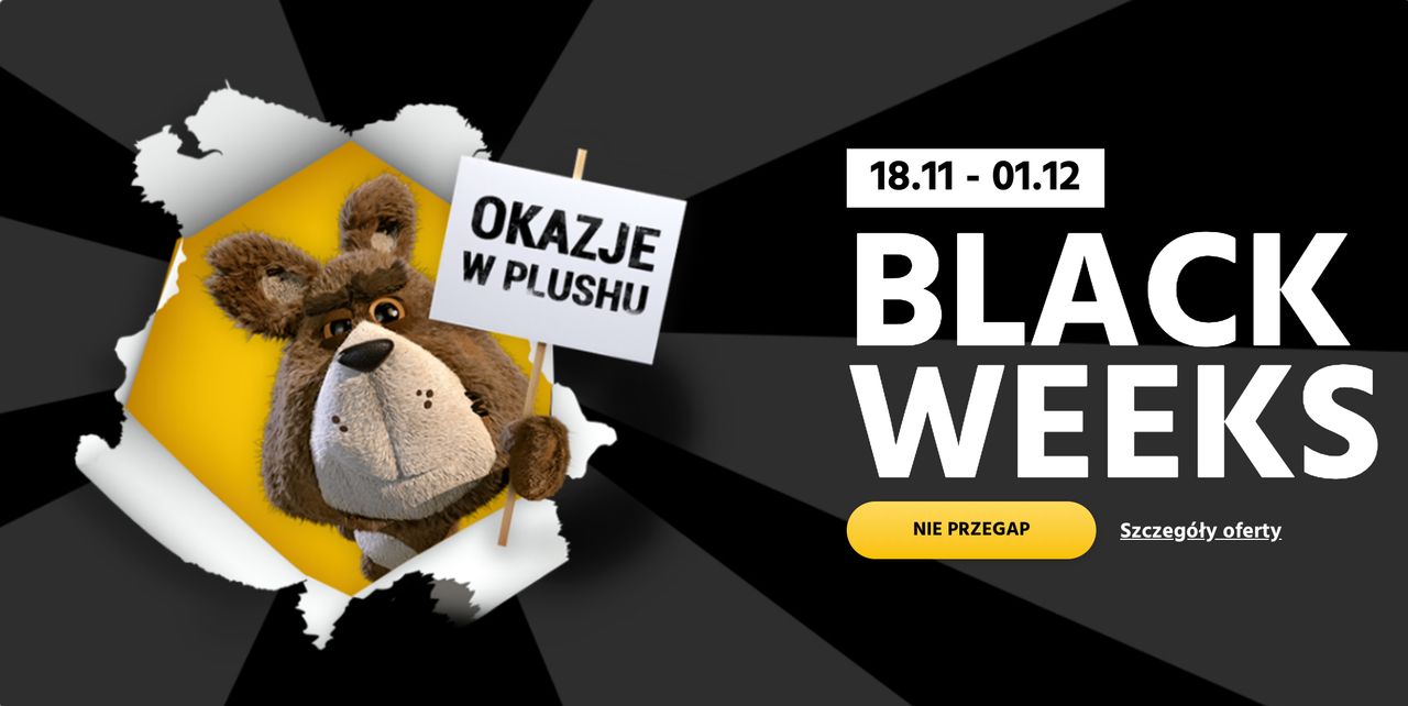 Black Weeks w Plusie i Plushu, czyli czarny piątek trwa aż dwa tygodnie!