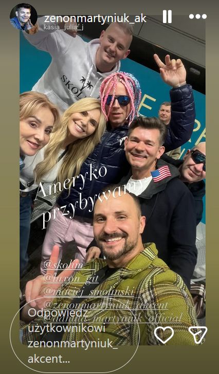 Zenek Martyniuk i Skolim lecą podbijać USA