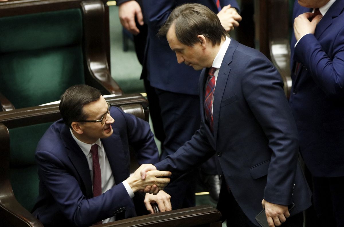 Mateusz Morawiecki i Zbigniew Ziobro