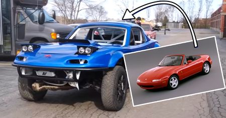 Takiej Mazdy MX-5 jeszcze nie widzieliście. To buggy z napędem Subaru WRX