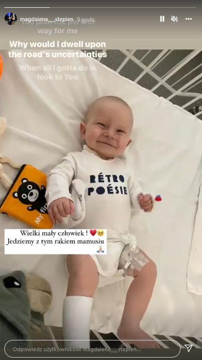Magdalena Stępień opublikowała nowe zdjęcie ze szpitala