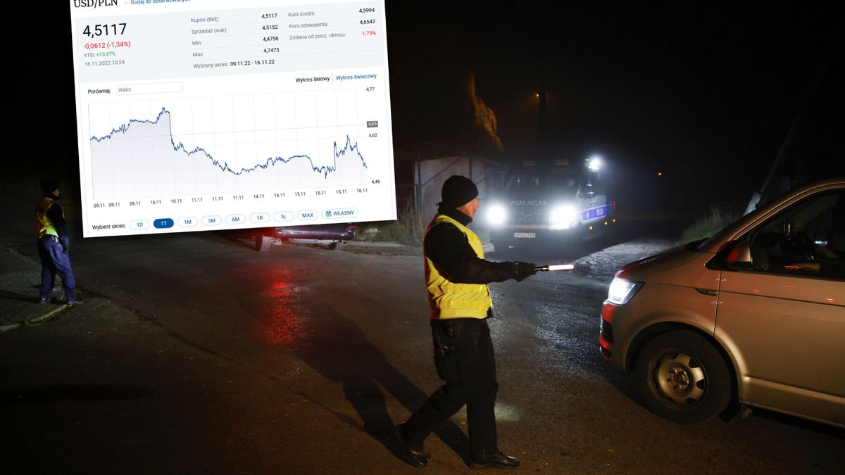 Polski złoty we wtorek wieczorem gwałtownie tracił, ale w środę rano wrócił już do poziomu sprzed wybuchu