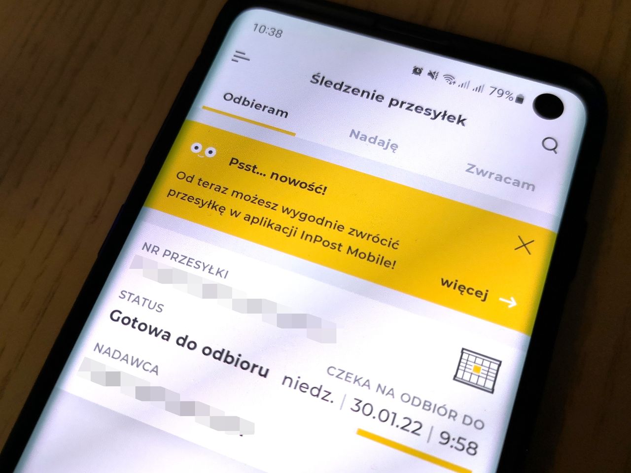Nowość w aplikacji InPost Mobile