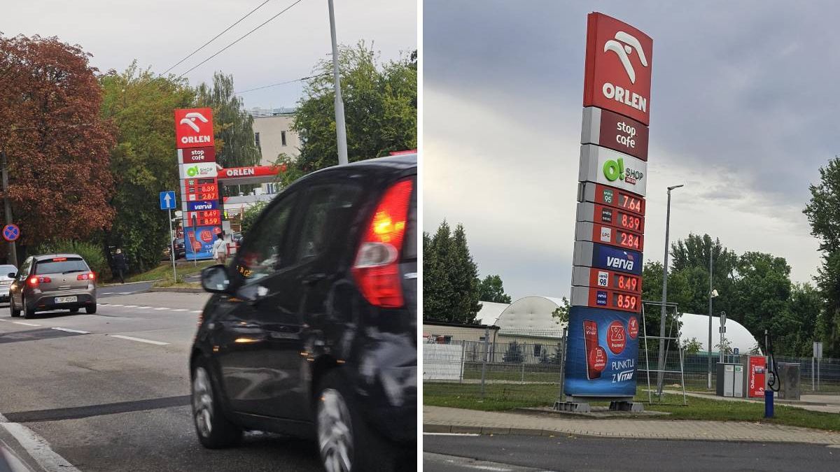 Ceny paliw na stacjach Orlen w Lublinie (Głęboka, Zygmuntowskie) we wtorek, 1 września
