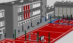 Wrocław. Zdolny Adam zbuduje liceum z klocków. Na 75-lecie szkoły