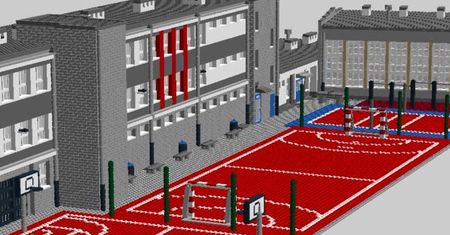 Wrocław. Zdolny Adam zbuduje liceum z klocków. Na 75-lecie szkoły