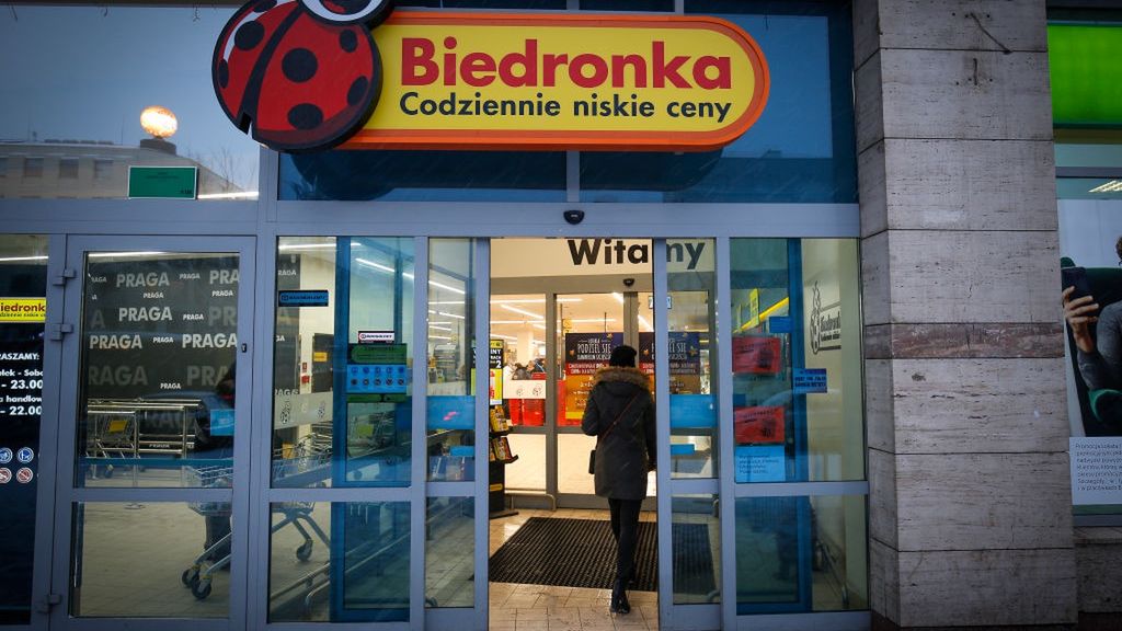 Szarpanina w Biedronce w Słupsku