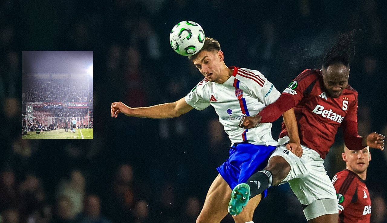 Kibice Rakowa Częstochowa w Pradze. Pozdrawiali jednego piłkarza. Na stadionie Sparty w komplecie