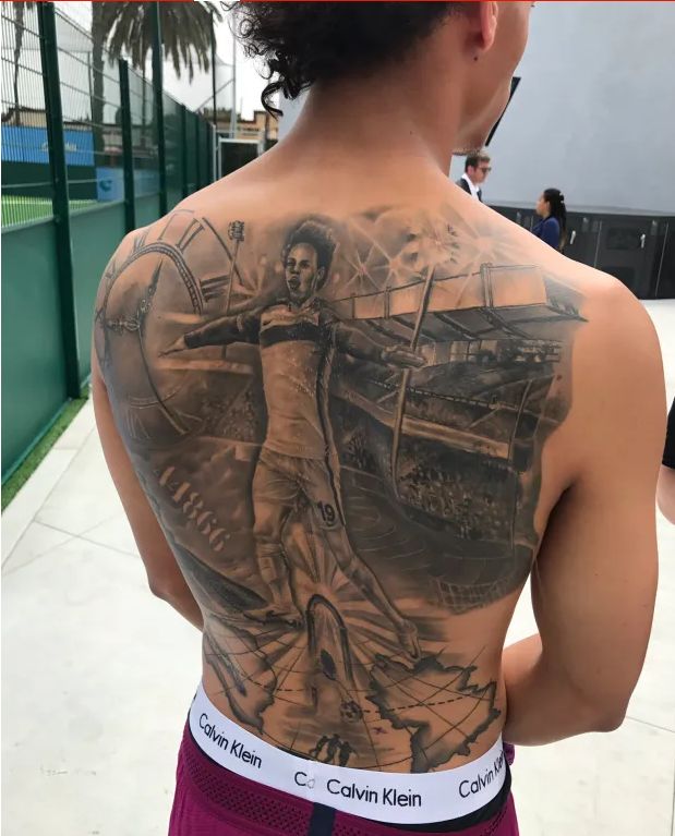 Leroy Sane's tattoo