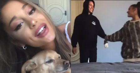 Rozanielona Ariana Grande pokazuje NOWEGO CHŁOPAKA w swoim teledysku! (WIDEO)