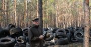 Nadleśnictwo Lubsko. Hałda opon w lesie. "Straszne. Ręce opadają"