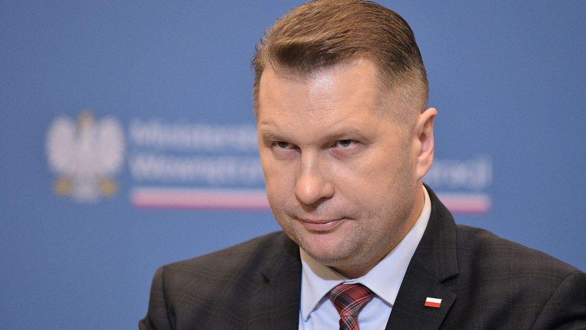 Minister edukacji i nauki Przemysław Czarnek