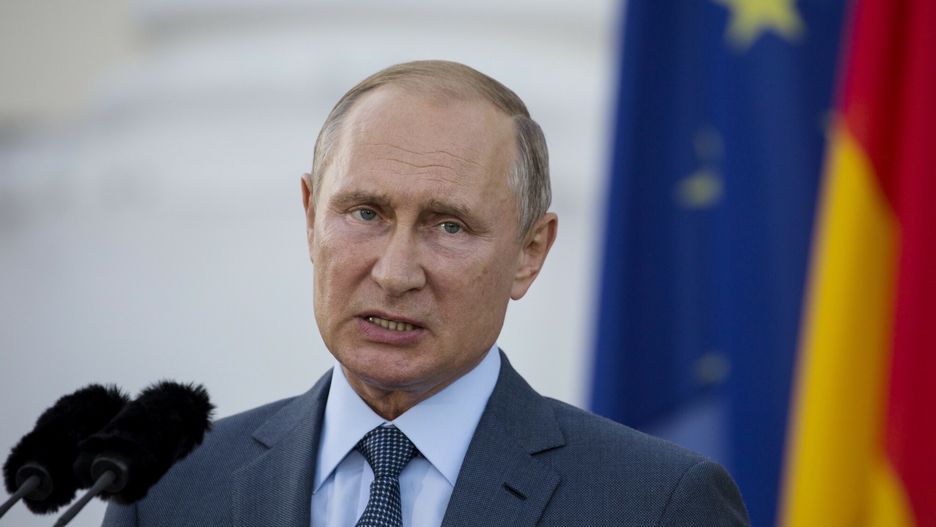 reporter9_bazaBundeskanzlerin Angela_Merkel empfaengt den russischen Praesidenten Wladimir Putin auf Schloss Meseberg am 18. August 2018, dem Gaestehaus der Bundesregierung bei Berlin. Beide geben ein Pressestatement vor dem gemeinsamen Gespraech. | German Chancellor Angela_Merkel receives Russian President Wladimir Putin at castle Meseberg on 18 August 2018, the guest house of the Federal Government near Berlin. Both give a press statement before the joint conversation.


fot. Face to Face/REPORTERAngelika von Stocki/face to face