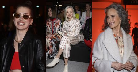 Małgorzata Foremniak i Anna-Maria Sieklucka brylują na pokazie z Andie MacDowell i matką Elona Muska (ZDJĘCIA)