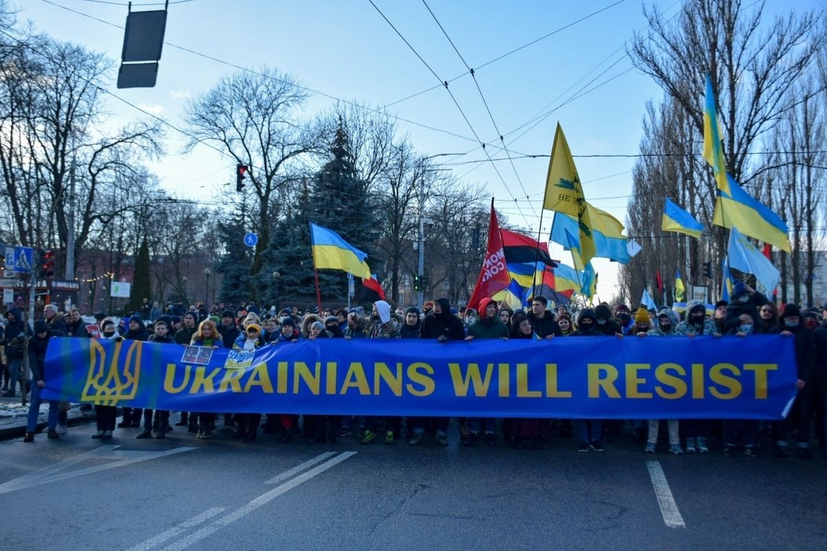 Marsz Jedności dla Ukrainy przeszedł ulicami Kijowa 