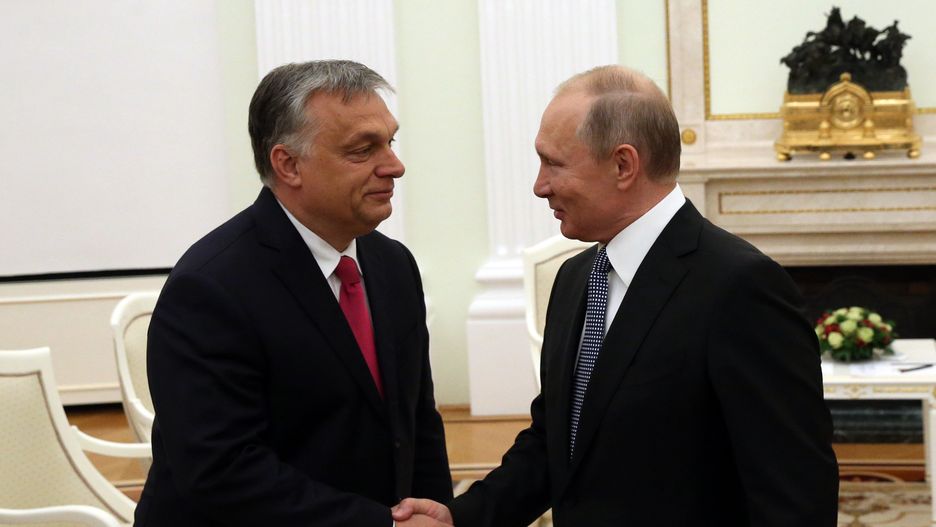 Russian President Vladimir Putin receives Hungarian Prime Minister Viktor Orban at the Kremlin
MOSCOW, RUSSIA - JULY,15 (RUSSIA OUT) Russian President Vladimir Putin (R) greets Hungarian Prime Minister Viktor Orban (L) during their talks at the Kremlin, in Moscow, Russia, July,15,2018. Orban has arrived to Moscow to watch the final game of the 2018 FIFA World Cup. (Photo by Mikhail Svetlov/Getty Images)
Mikhail Svetlov
moscow