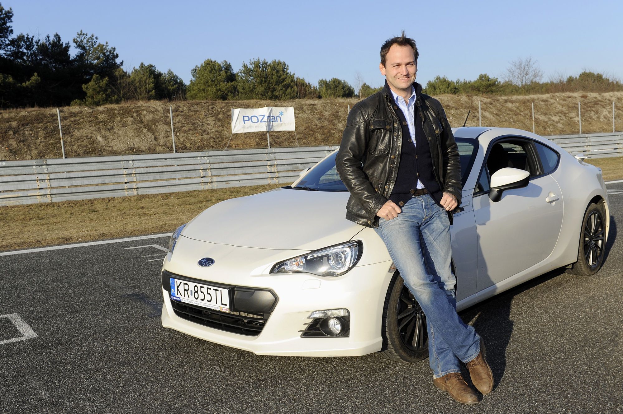 Ben Collins na planie "Automaniaka", marzec 2013 r.