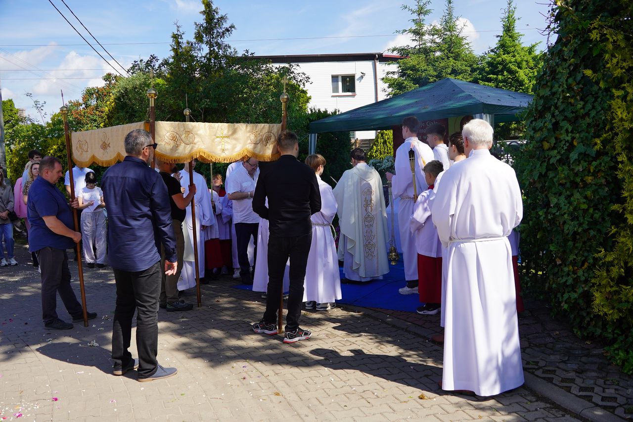 Boże Ciało, Procesja Parafia pw.  Św Rafała Kalinowskiego w Pile