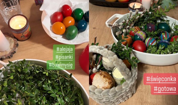 Wielkanoc 2024. Gwiazdy pozują z koszyczkami i nie tylko