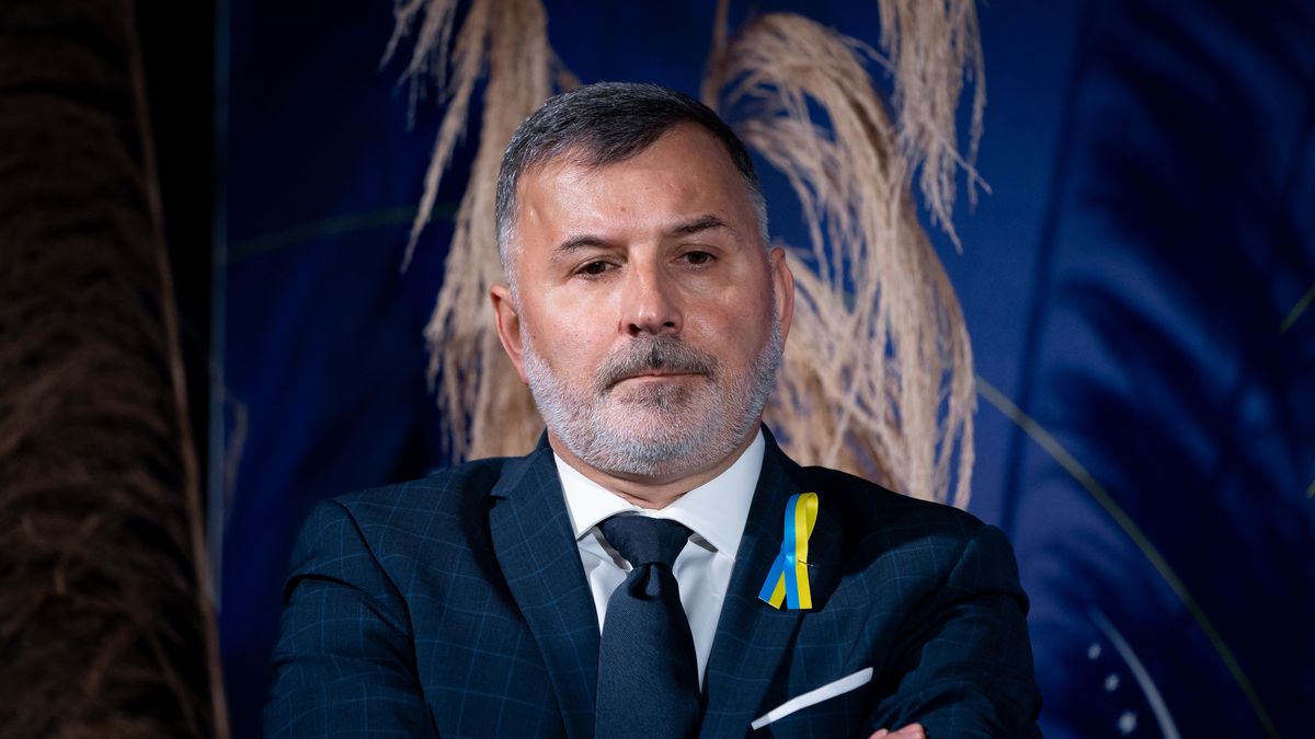 Zbigniew Jagiello (Member of the Supervisory Board, Asseco International) during the European Economic Congress in Katowice, Poland on April 25, 2022 (Photo by Mateusz Wlodarczyk/NurPhoto via Getty Images)