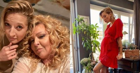 Wzruszona Magda Gessler rozpływa się nad ciążowym brzuchem Lary: "Nosi w nim córunię" (FOTO)