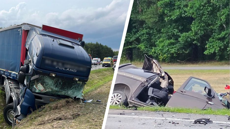 Na DK 70 doszło do czołowego zderzenia tira z busem. Zginęły cztery osoby