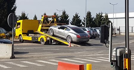 Podkarpackie. Pijany kierowca luksusowego bentleya z fałszywymi dokumentami
