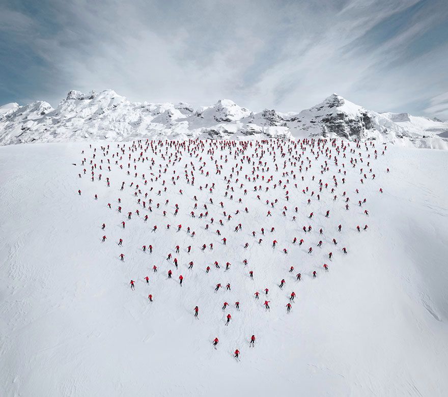 150 podświetlonych alpinistów, kilka lustrzanek i Matternhorn na jednej sesji 9