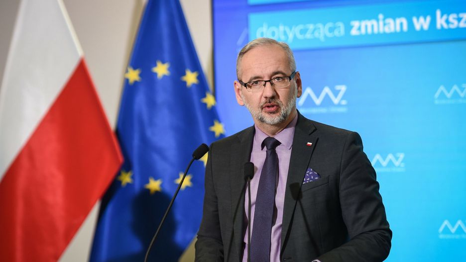 Konferencja Ministra Zdrowia26.10.2021 Warszawa Konferencja Ministra Zdrowia Adama Niedzielskiego i wiceministra Piotra Brombera  fot. Zbyszek Kaczmarek/REPORTER
n/z: Adam NiedzielskiZbyszek Kaczmarek/REPORTER
