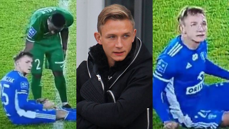 Jakub Rzeźniczak wyleciał z boiska i pokazał przeciwnikowi wulgarny gest 
