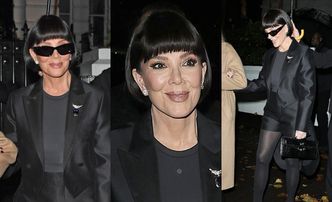 Kris Jenner prezentuje efekty liftingu za PÓŁ MILIONA ZŁ na urodzinach Kim w Londynie. Wygląda na 70 lat?