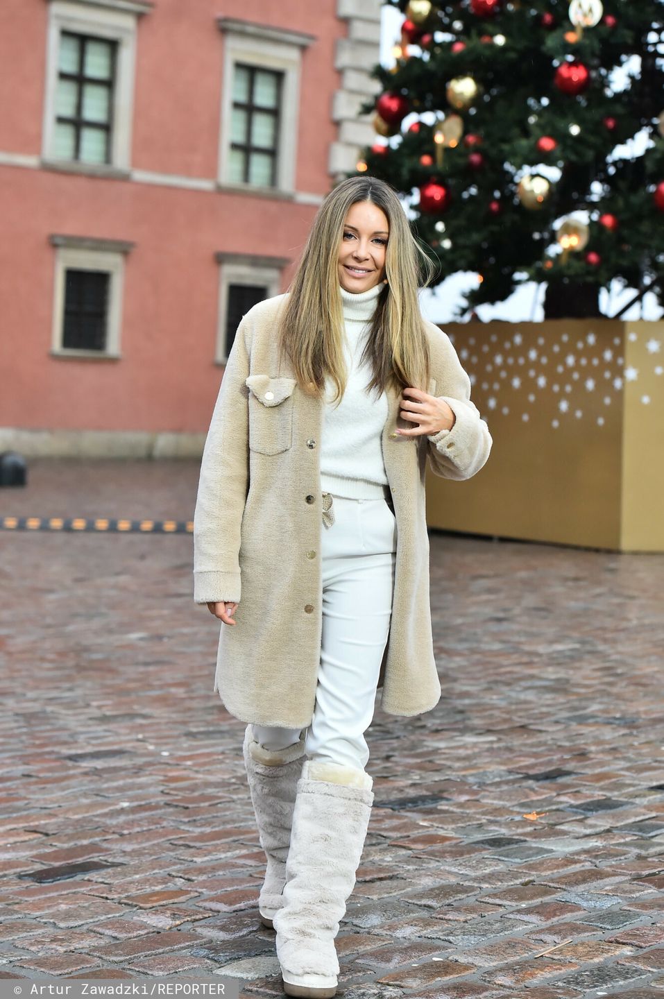 Małgorzata Rozenek na Placu Zamkowym 