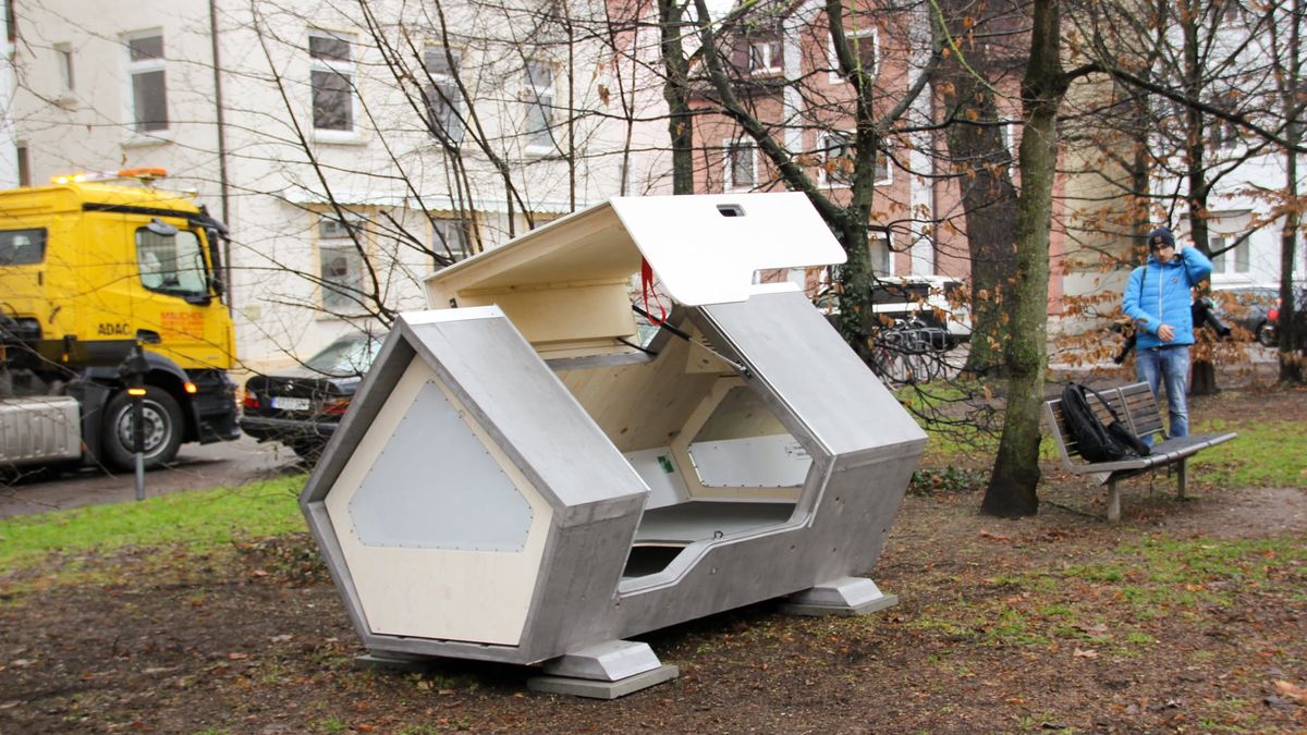 Kapsuła dla bezdomnych