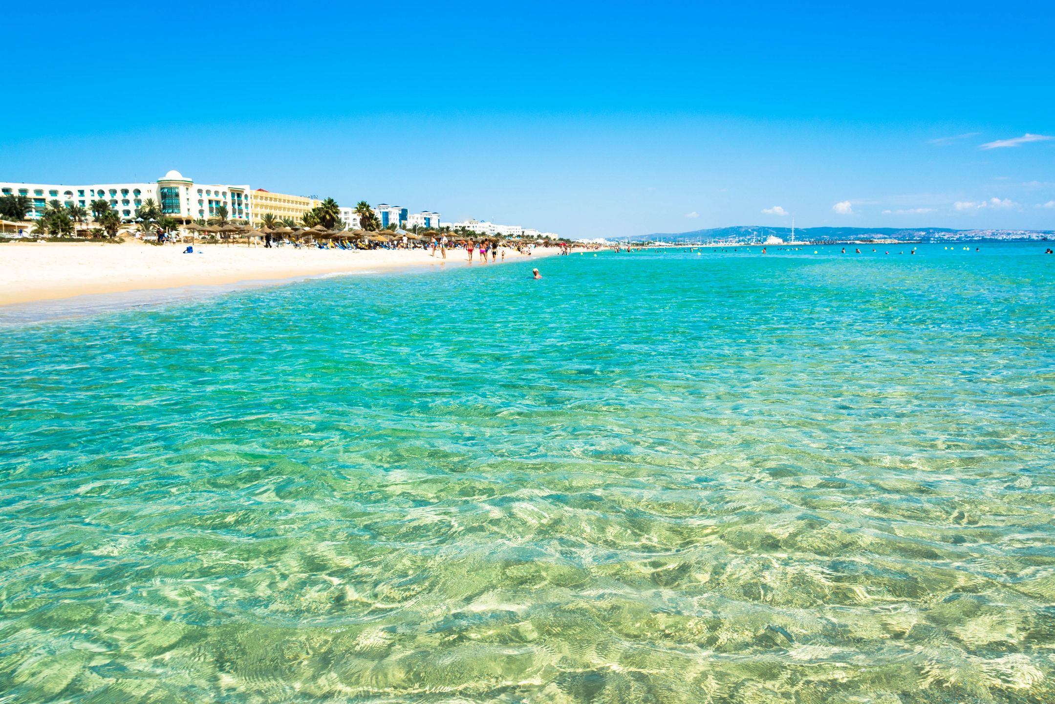 Plaże w Tunezji są przepiękne