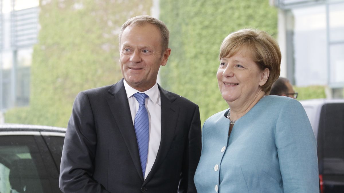 Donald Tusk spotkał się z Angelą Merkel 