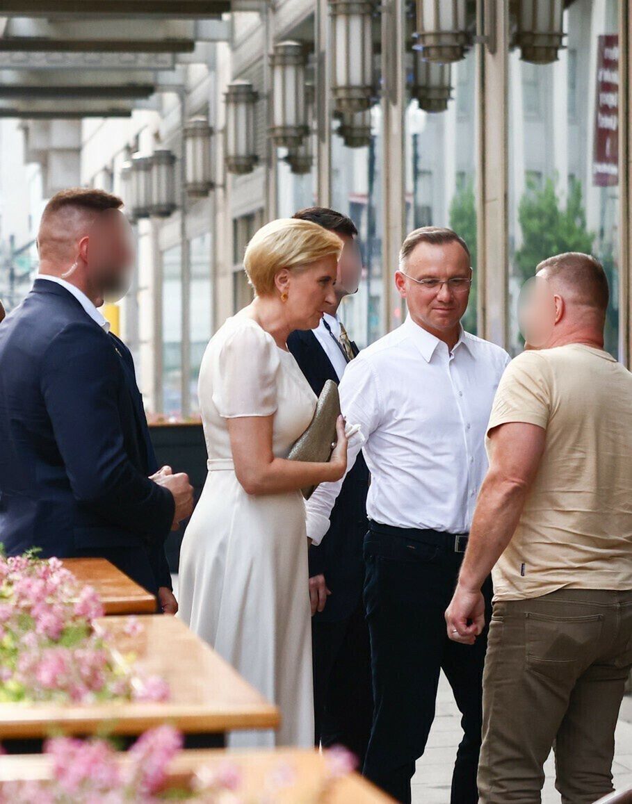 Andrzej i Agata Dudowie w Waszyngtonie 